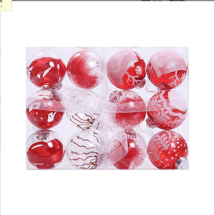 Christmas Ball Ornaments Holiday Tree Decorations in a Hand-Help Gift Box for Xmas Tree Decor