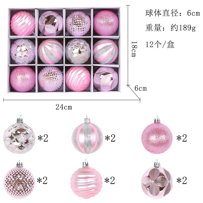 Christmas Ball Ornaments Mini Shatterproof Christmas Tree Decorations