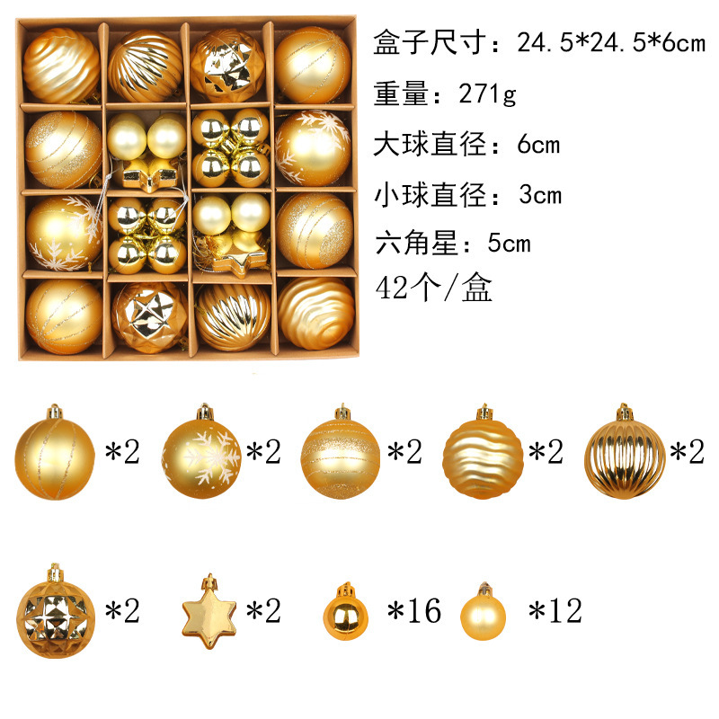 Christmas Ball Ornaments Tree Decorations Red and White Shatterproof Christmas Ornaments Set