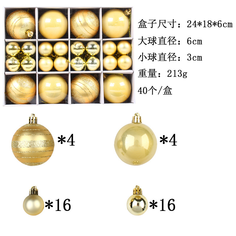 Christmas Tree Balls Reusable Gift Box Packaging for Holiday Parties and Home Christmas Tree Decorations
