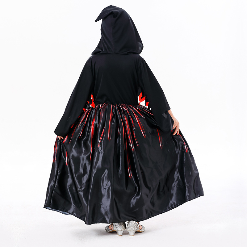 Girls' Witch Costume Halloween Children Classic Witchy Dress Up