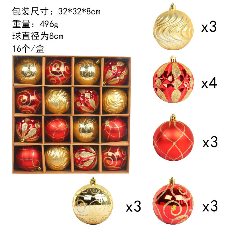 Christmas Ball Ornaments Tree Decorations Shatterproof Christmas Ornaments Set