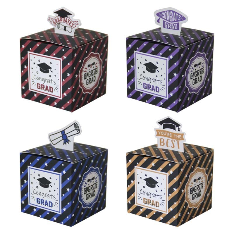 Graduation Party Favor Graduation Candy Boxes Class of Congrats Sweet Chocolate Gift Box