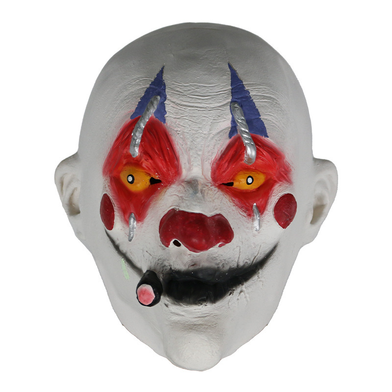 Smoking clown mask