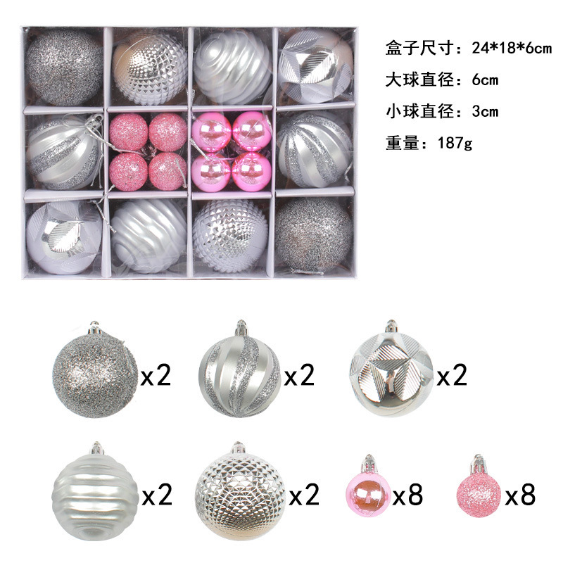 Christmas Ball Ornaments Shatterproof Christmas Ornaments Set Decorations for Xmas Tree Balls