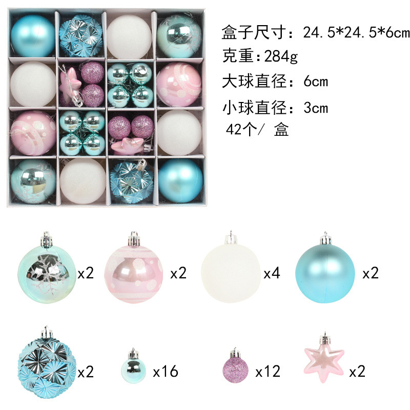 Christmas Ball Ornaments Tree Decorations Red and White Shatterproof Christmas Ornaments Set