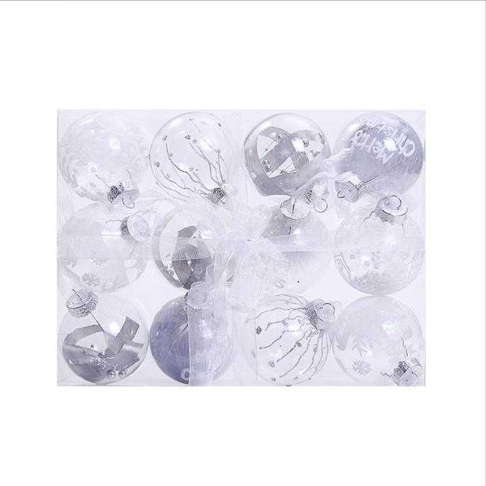 Christmas Ball Ornaments Holiday Tree Decorations in a Hand-Help Gift Box for Xmas Tree Decor