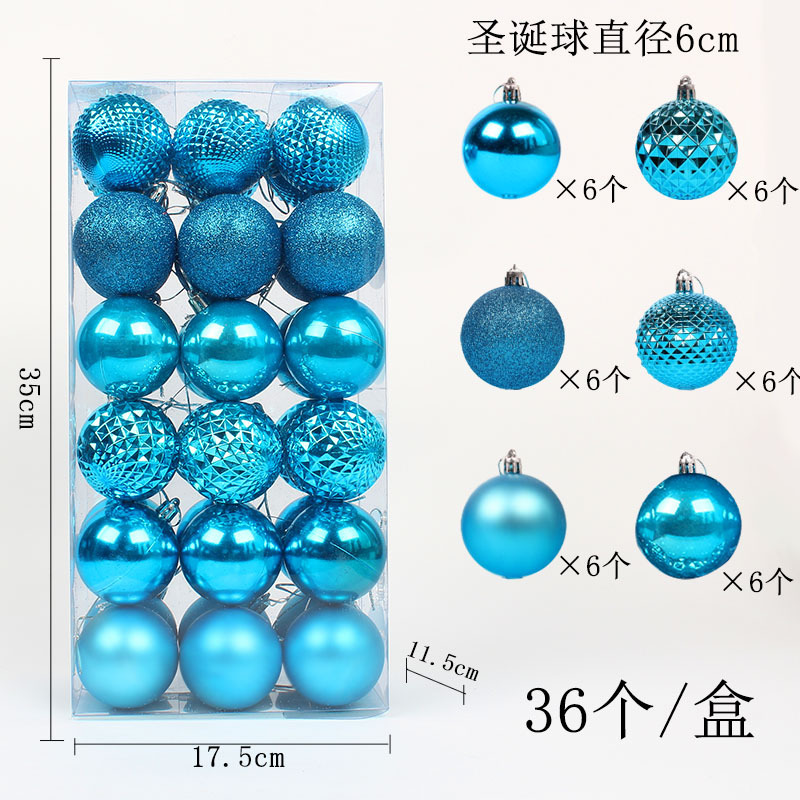 Pink Christmas Ball Ornaments Set Shatterproof Christmas Hanging Decoration Set with Gift Box