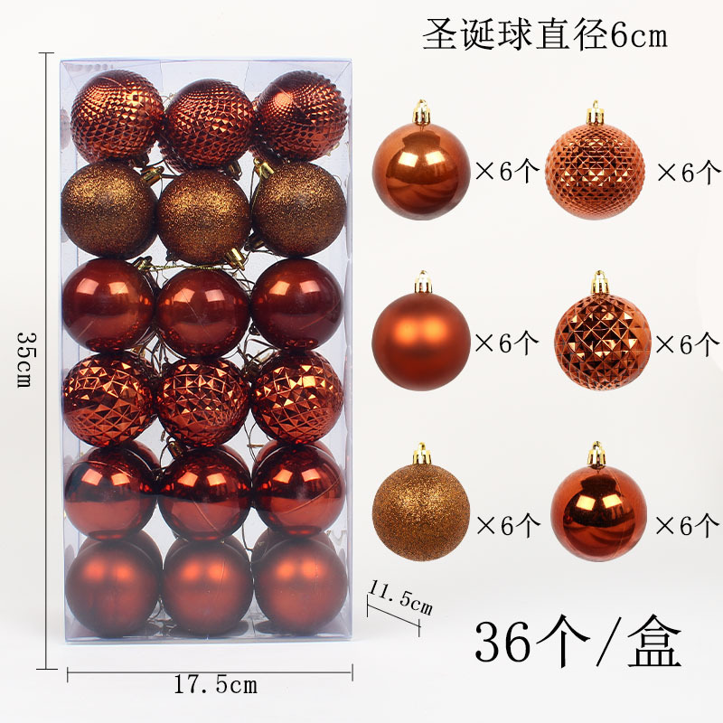 Pink Christmas Ball Ornaments Set Shatterproof Christmas Hanging Decoration Set with Gift Box