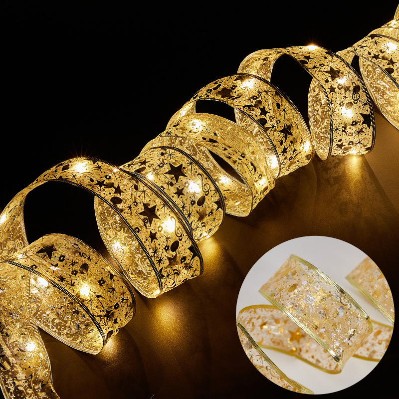 1m Ribbon String Lights for Seasonal Decoration Waterproof Fairy Lights LED Strip Lights for Christmas