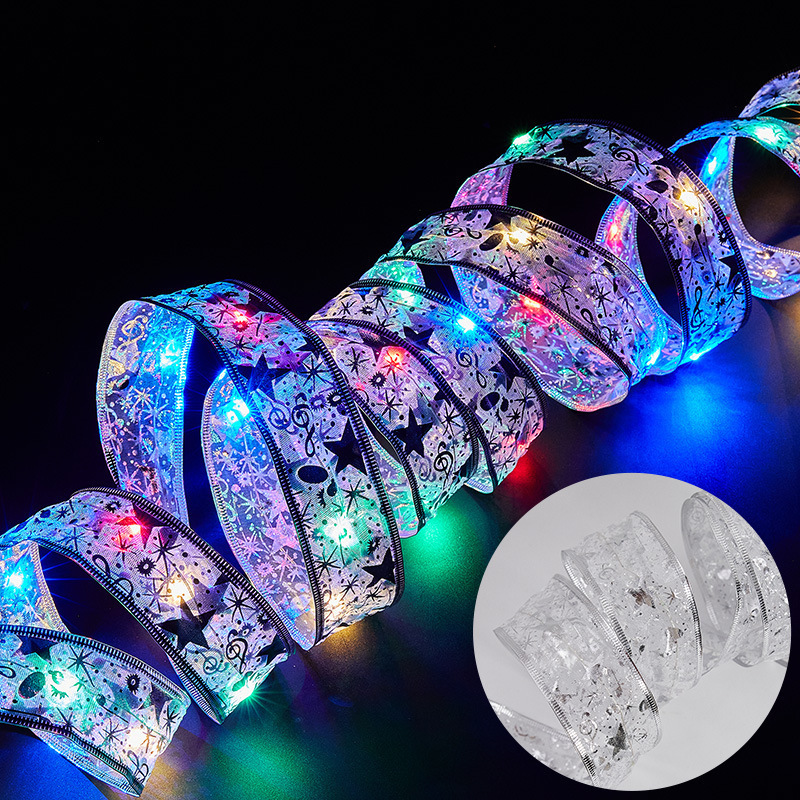 1m Ribbon String Lights for Seasonal Decoration Waterproof Fairy Lights LED Strip Lights for Christmas