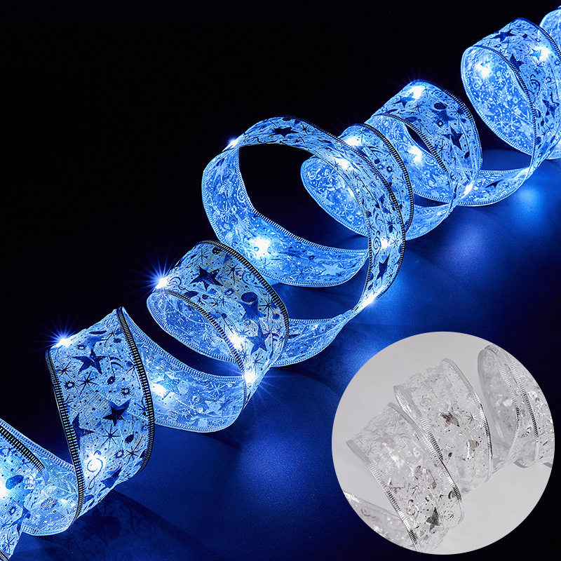 3m Ribbon String Lights for Seasonal Decoration Waterproof Fairy Lights LED Strip Lights for Christmas
