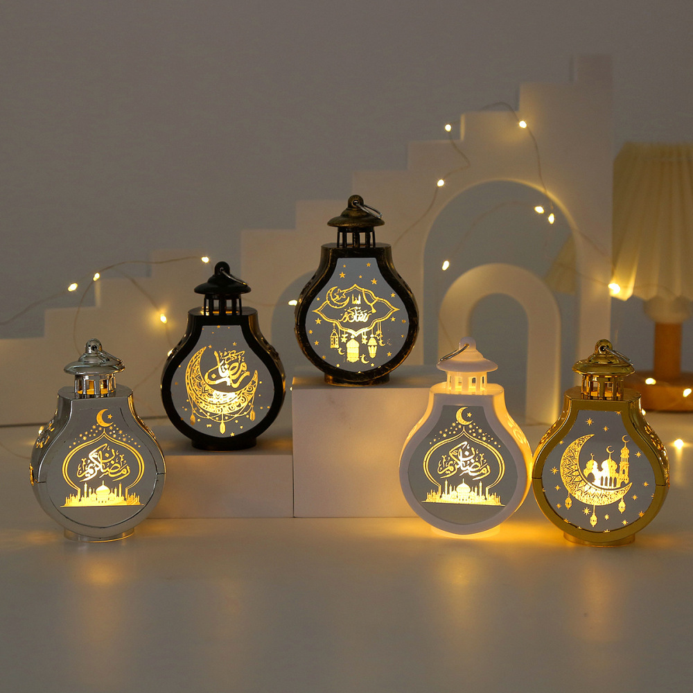 led electronic candle Middle East festival festival lantern crafts Arabic lantern study creative atmosphere lamp