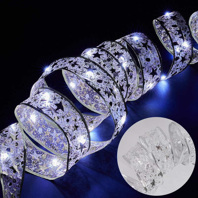 1m Ribbon String Lights for Seasonal Decoration Waterproof Fairy Lights LED Strip Lights for Christmas