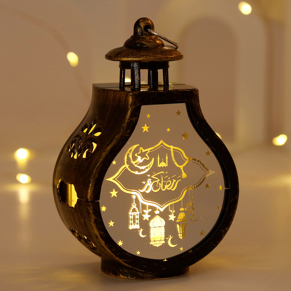 led electronic candle Middle East festival festival lantern crafts Arabic lantern study creative atmosphere lamp