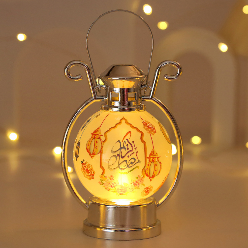 Arabian Middle East Star Moon Castle portable horse light LED electronic candle light