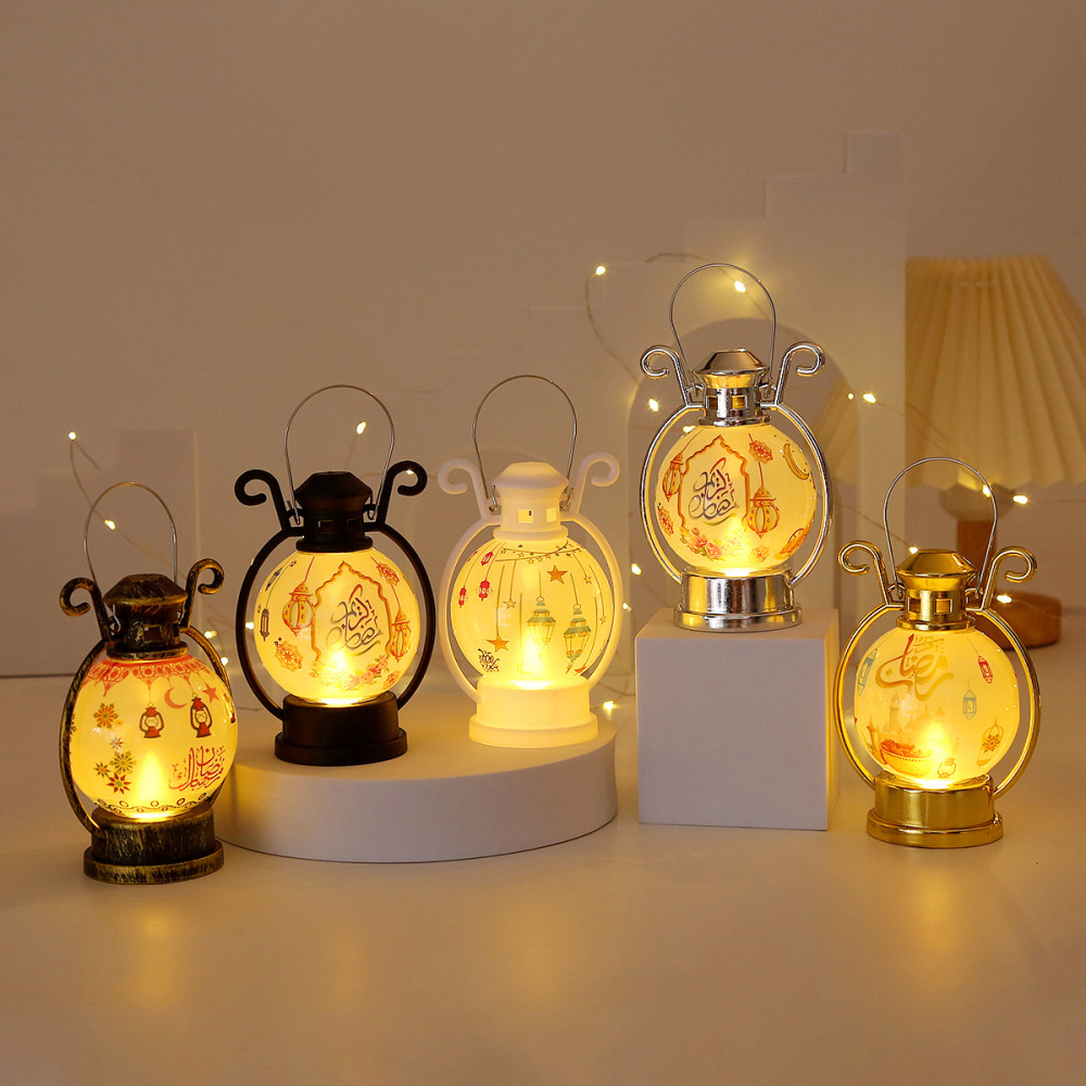 Arabian Middle East Star Moon Castle portable horse light LED electronic candle light
