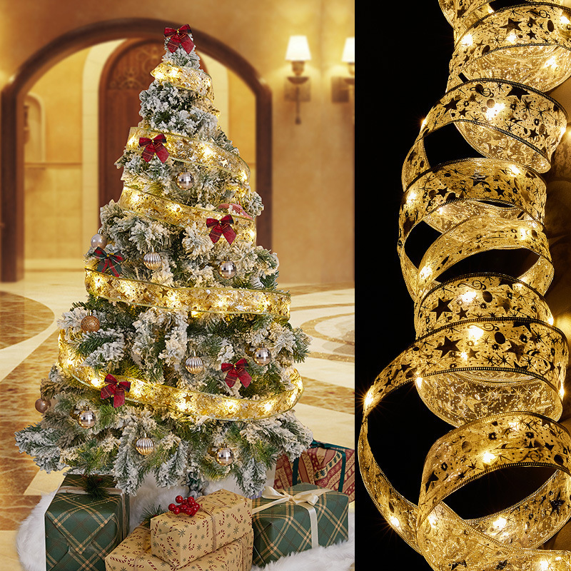 1m Ribbon String Lights for Seasonal Decoration Waterproof Fairy Lights LED Strip Lights for Christmas