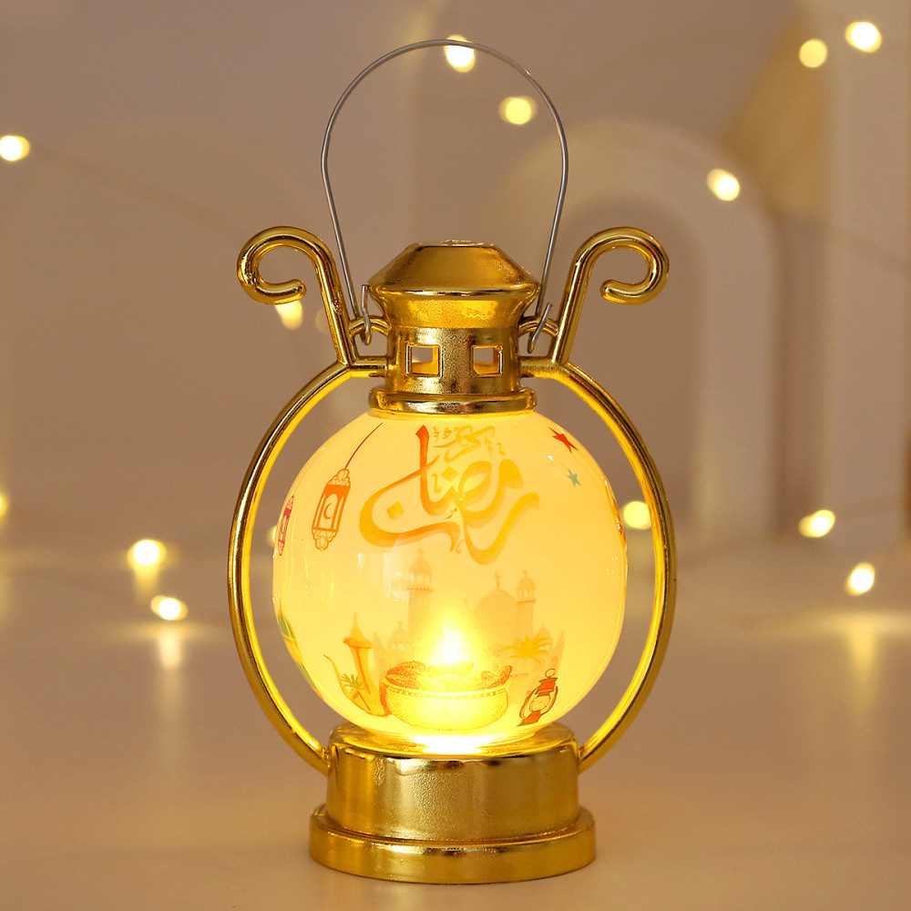Arabian Middle East Star Moon Castle portable horse light LED electronic candle light