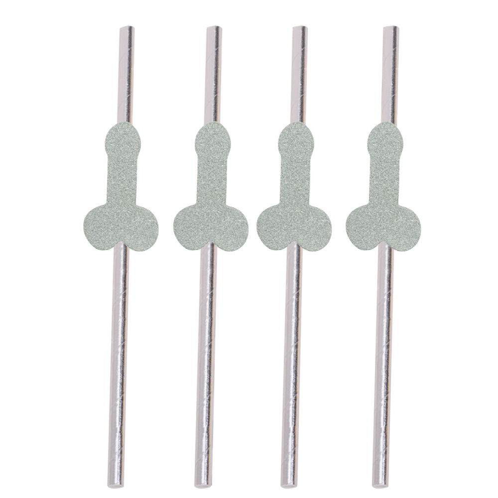 Disposable Creative Paper Straws For Bachelorette Party Decorations Biodegradable Paper Straws
