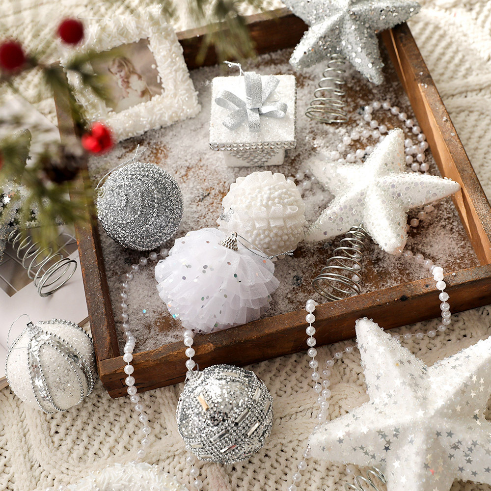 Christmas Balls Ornaments, Shatterproof Christmas Hanging Balls