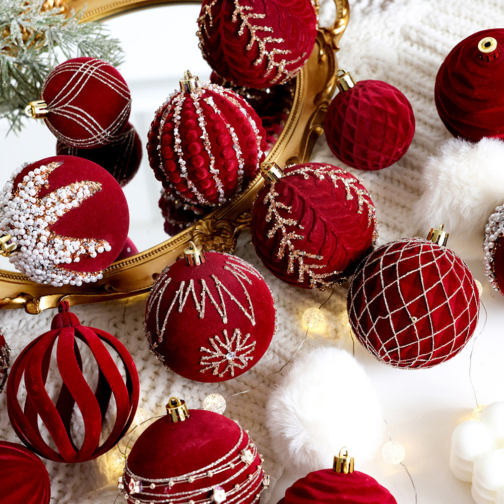 Christmas Balls Ornaments, Shatterproof Christmas Hanging Balls