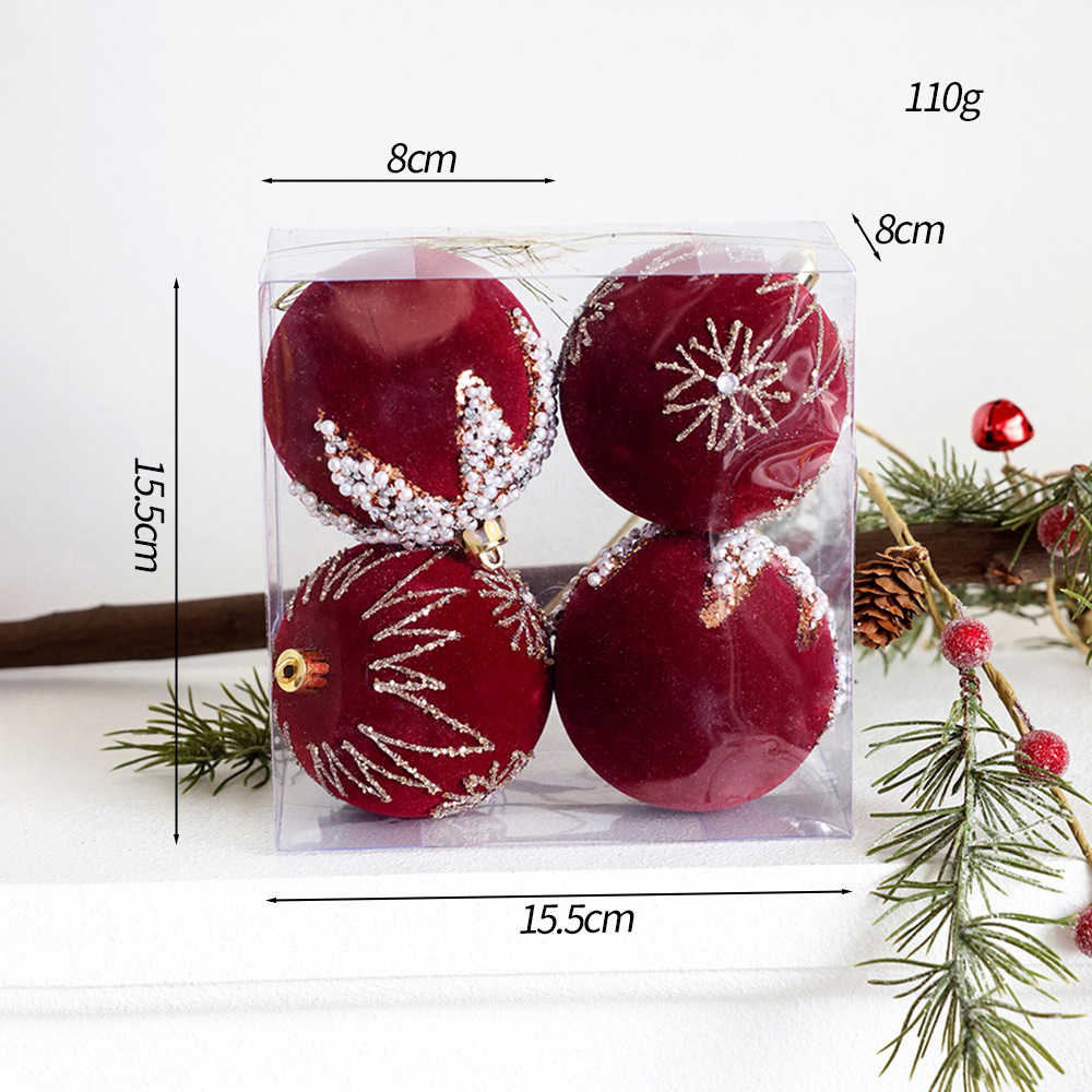 Christmas Balls Ornaments, Shatterproof Christmas Hanging Balls
