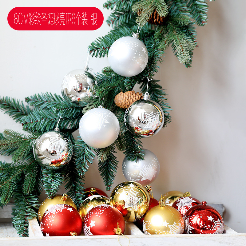 Christmas Balls Ornaments, Shatterproof Christmas Hanging Balls