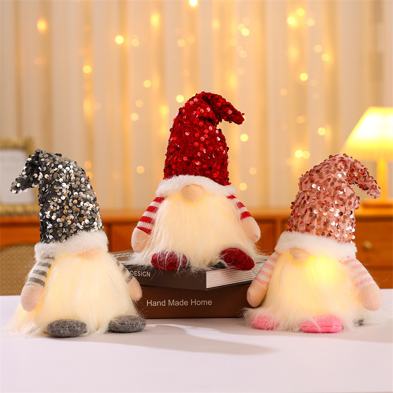 Christmas Faceless Gnome Santa Ornaments Tree Hanging Ornament Doll Decoration