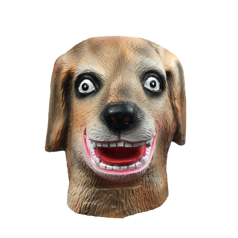 Cute pug animal head mask