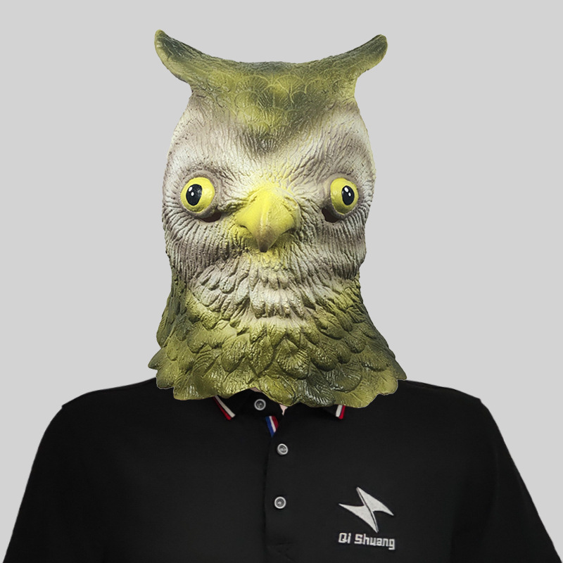 Cute owl animal head mask