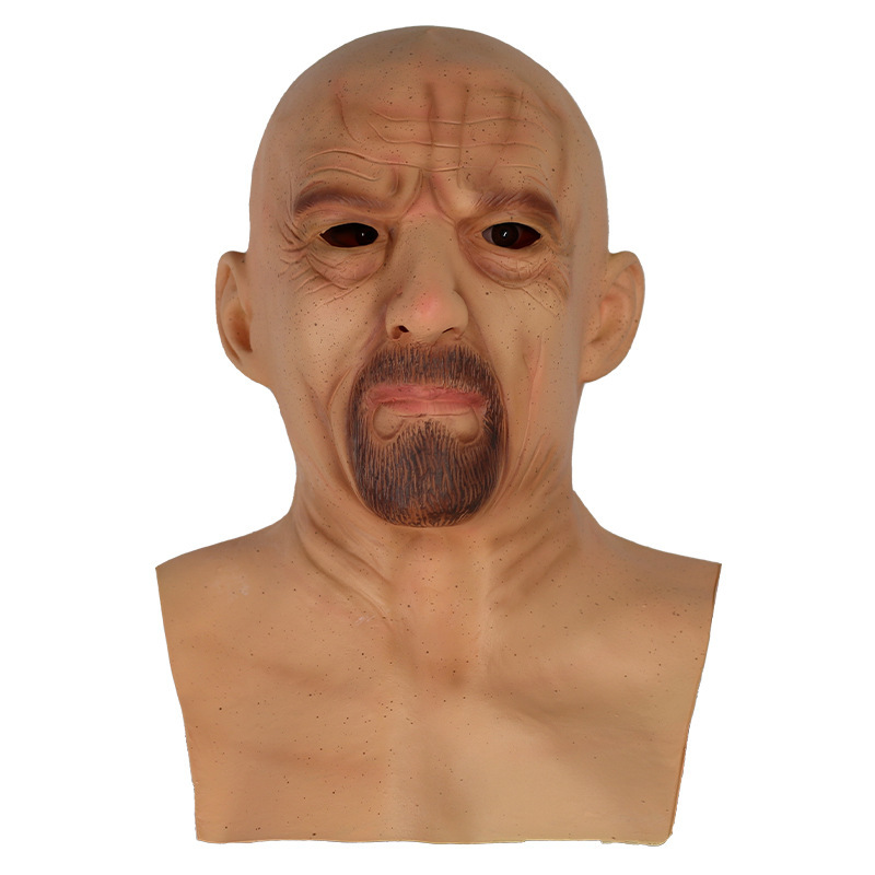 Uncle Beard man with a mask