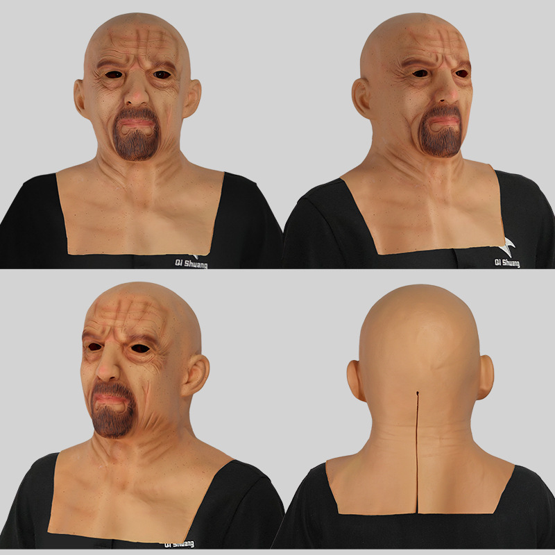 Uncle Beard man with a mask