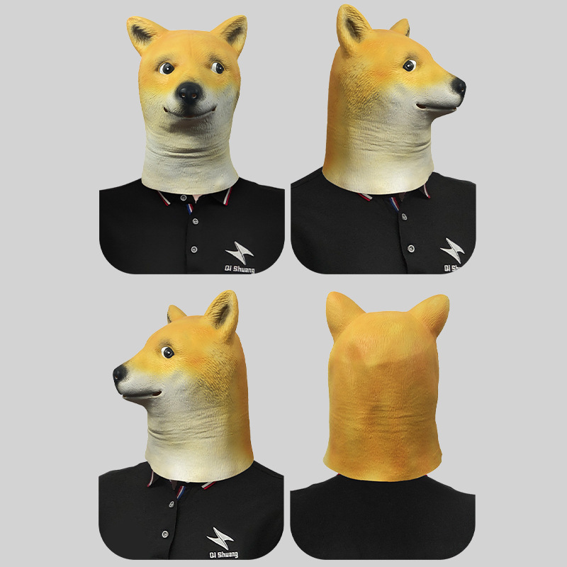 Cute dog face mask