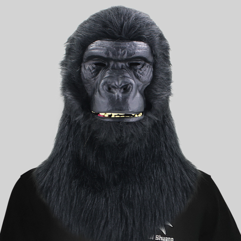 Can open mouth gorilla mask