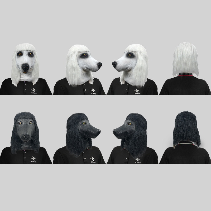 Funny poodle animal mask