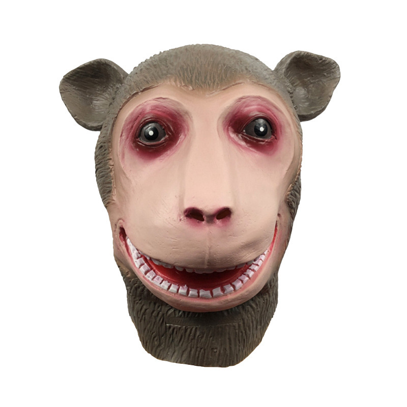 Monkey funny animal head mask