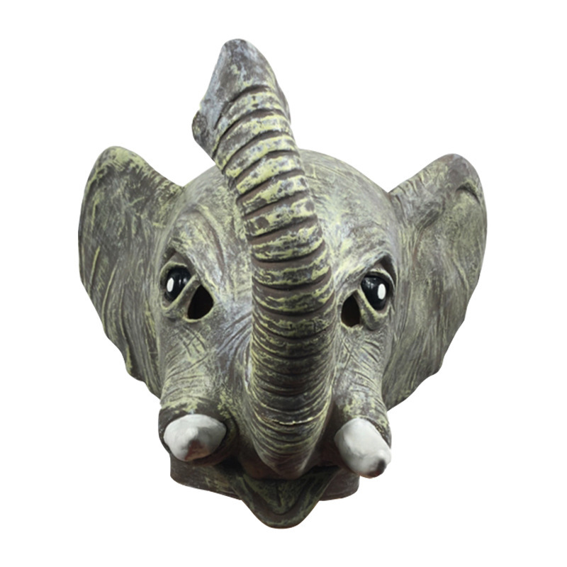 Funny elephant animal head mask