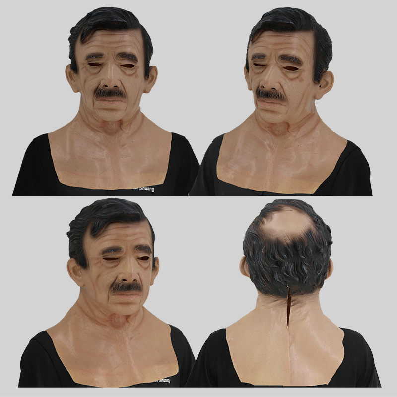Uncle Moustache man mask