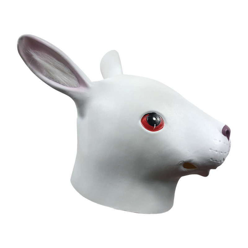 Cute rabbit animal head mask