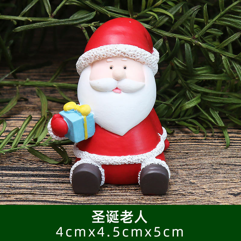Christmas Filler for Santa Claus with Parachute Santa Claus Doll Pendant Parachute Figures Plush Venue Adornments Hangers to Decorate