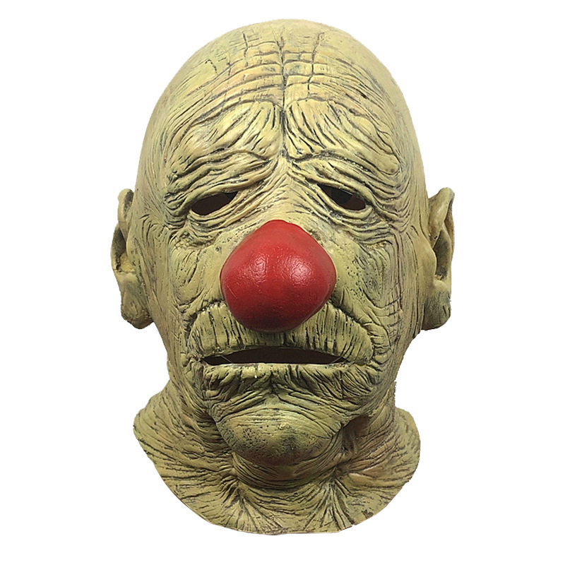 Clown old man scary mask