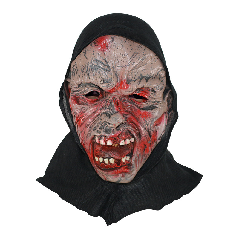 Bloody face with a mask