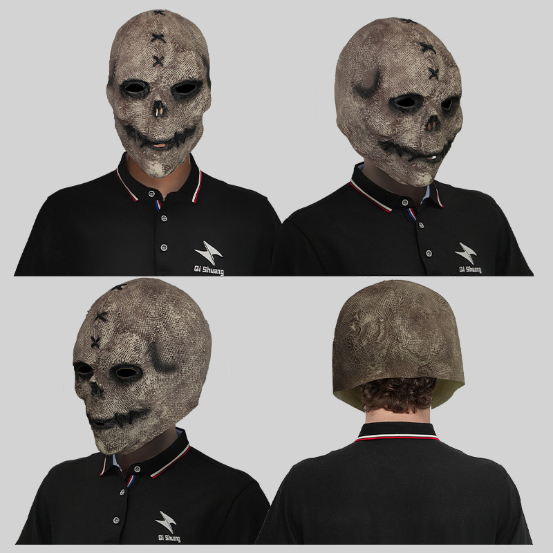 Linen skull Grimace mask