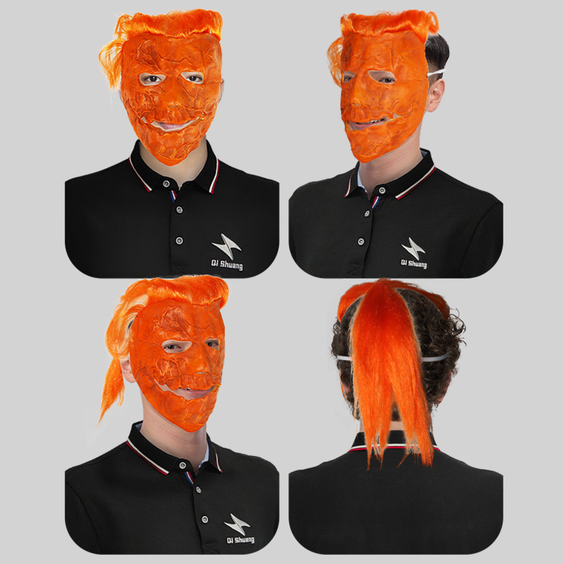 Pumpkin skin mask head cover