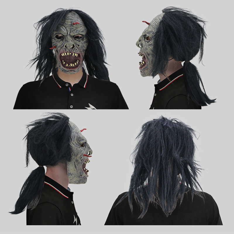 Scary mask headgear