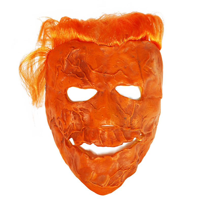 Pumpkin skin mask head cover
