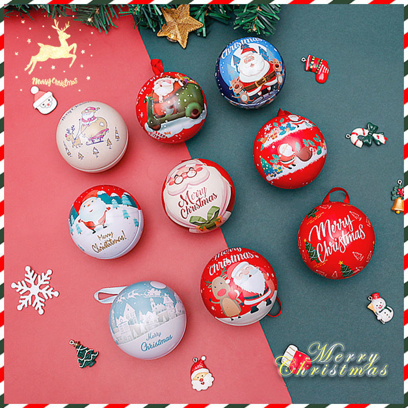 Biscuit Box Party Favors Holder Small Iron Case Small Case Christmas Candy Iron Candy Case