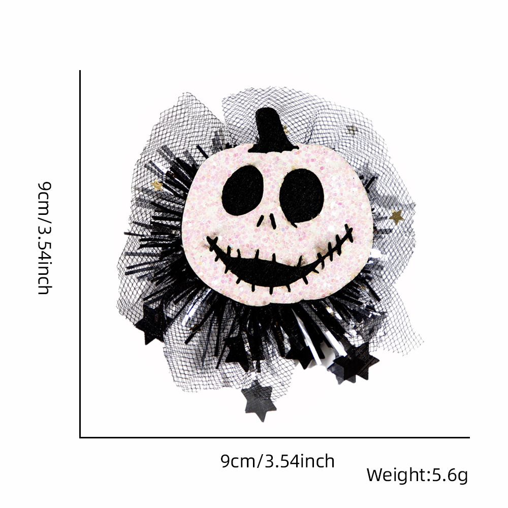 Halloween Hairpin Headdress Spider Pumpkin Web Ornament