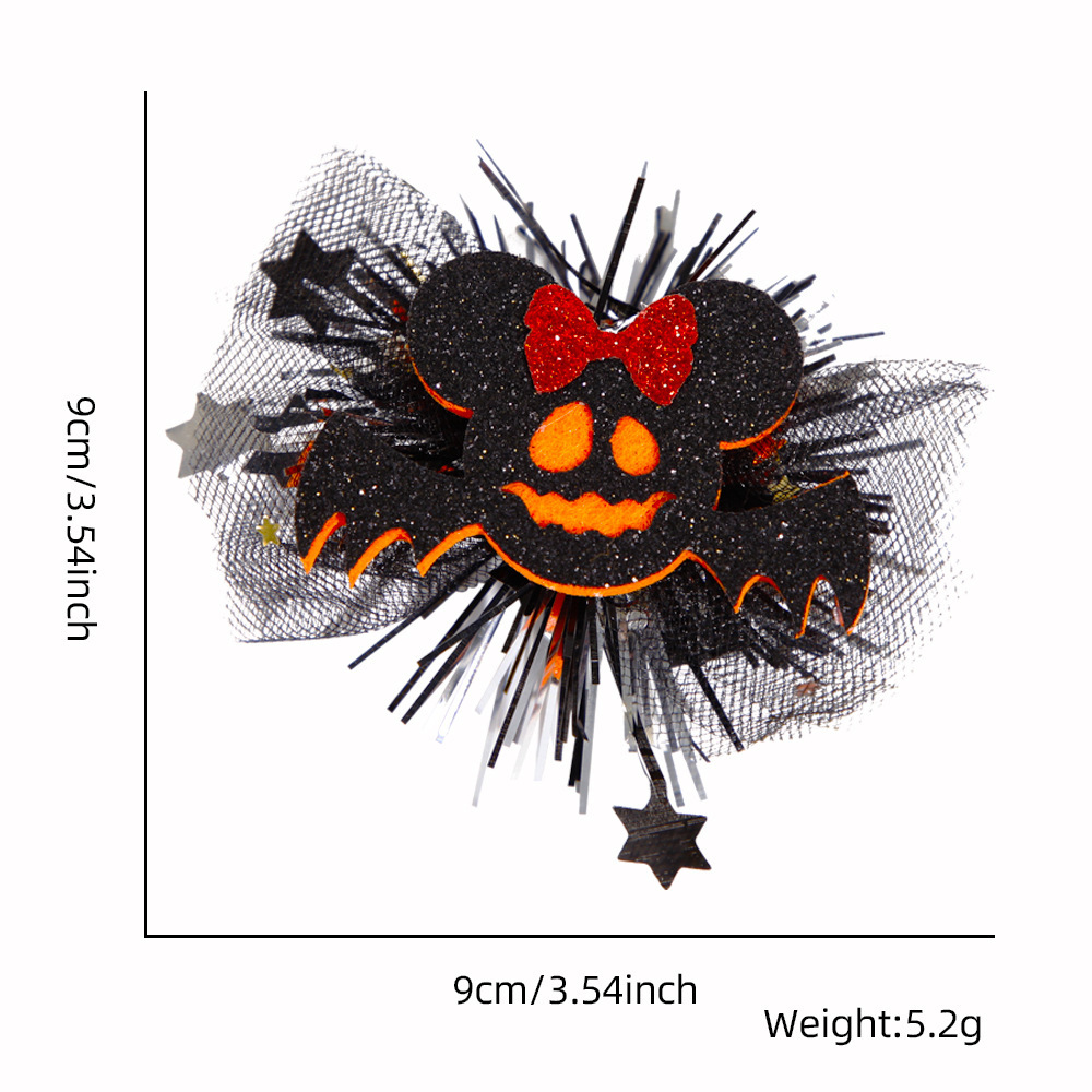 Halloween Hairpin Headdress Spider Pumpkin Web Ornament